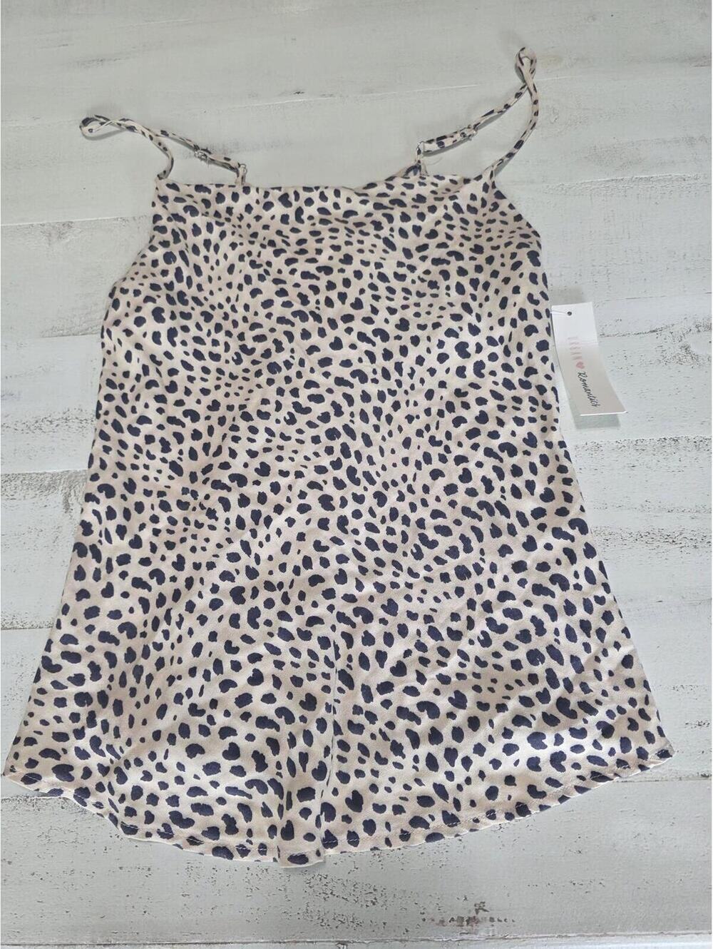 Urban Romantics Cheetah Womens Tank Top Small NWT
